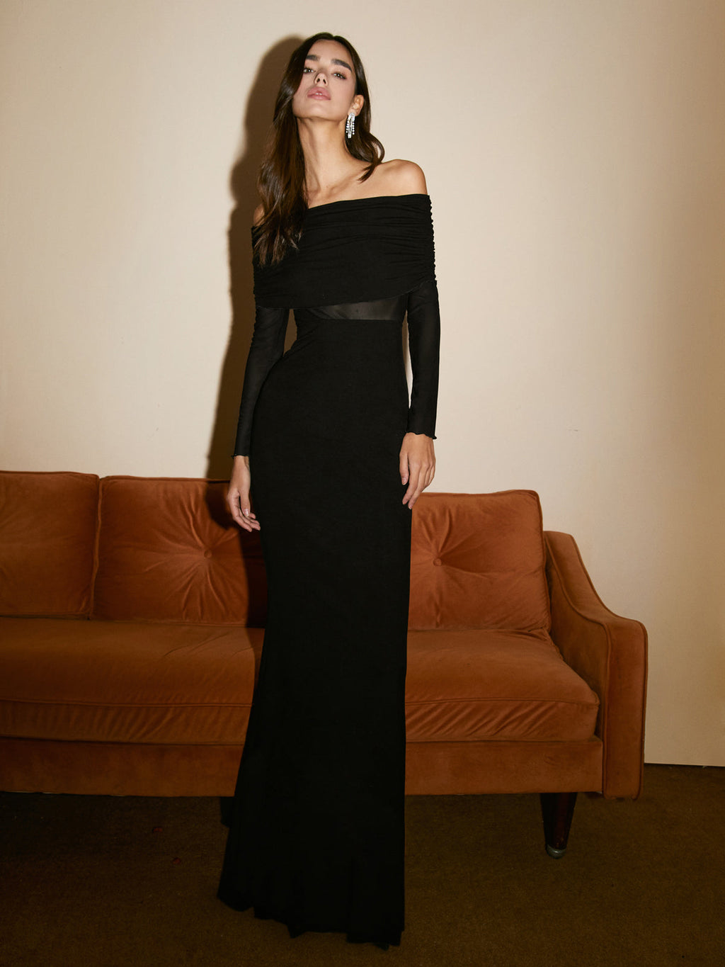 Charlotte – Women Off-Shoulder Elegant Evening Dress - Image 1