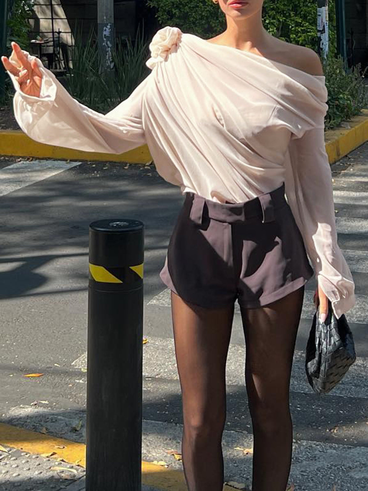 Riley – Women One-Shoulder Blouse - Image 3