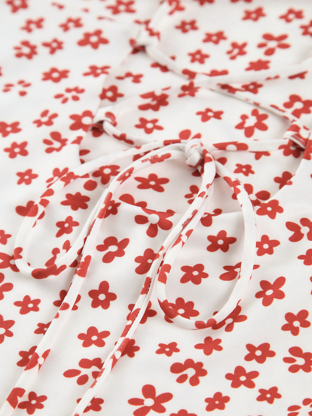 Karina – Strappy Floral Print Crisscross Dress - Image 4