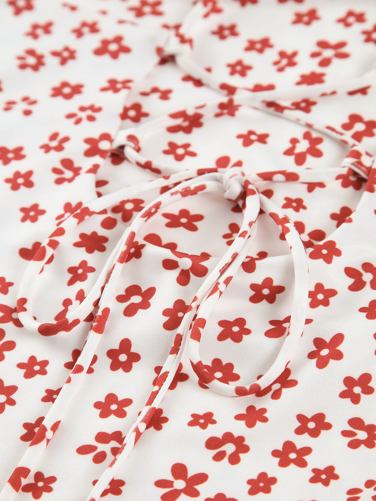 Karina – Strappy Floral Print Crisscross Dress - Image 4