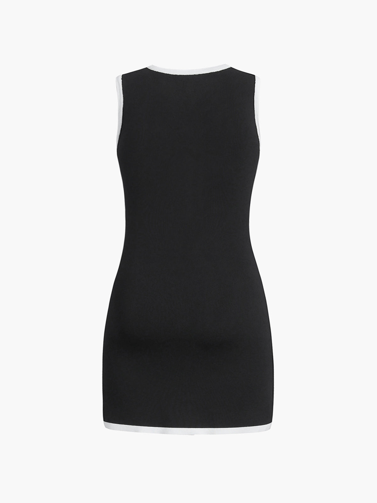 Zoe – Women Pearl Button Detail Dress - Image 6