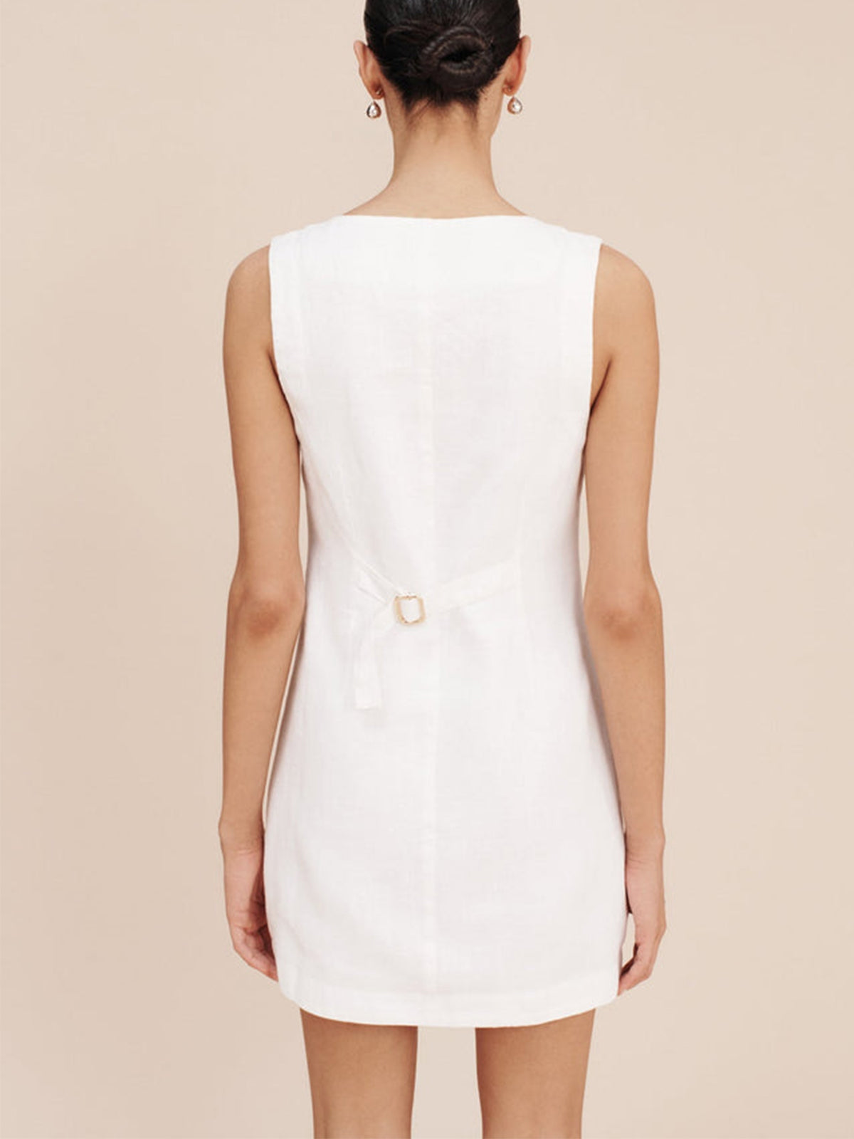 Lara – Kurzes Baumwollkleid mit Knopfleiste - Image 5