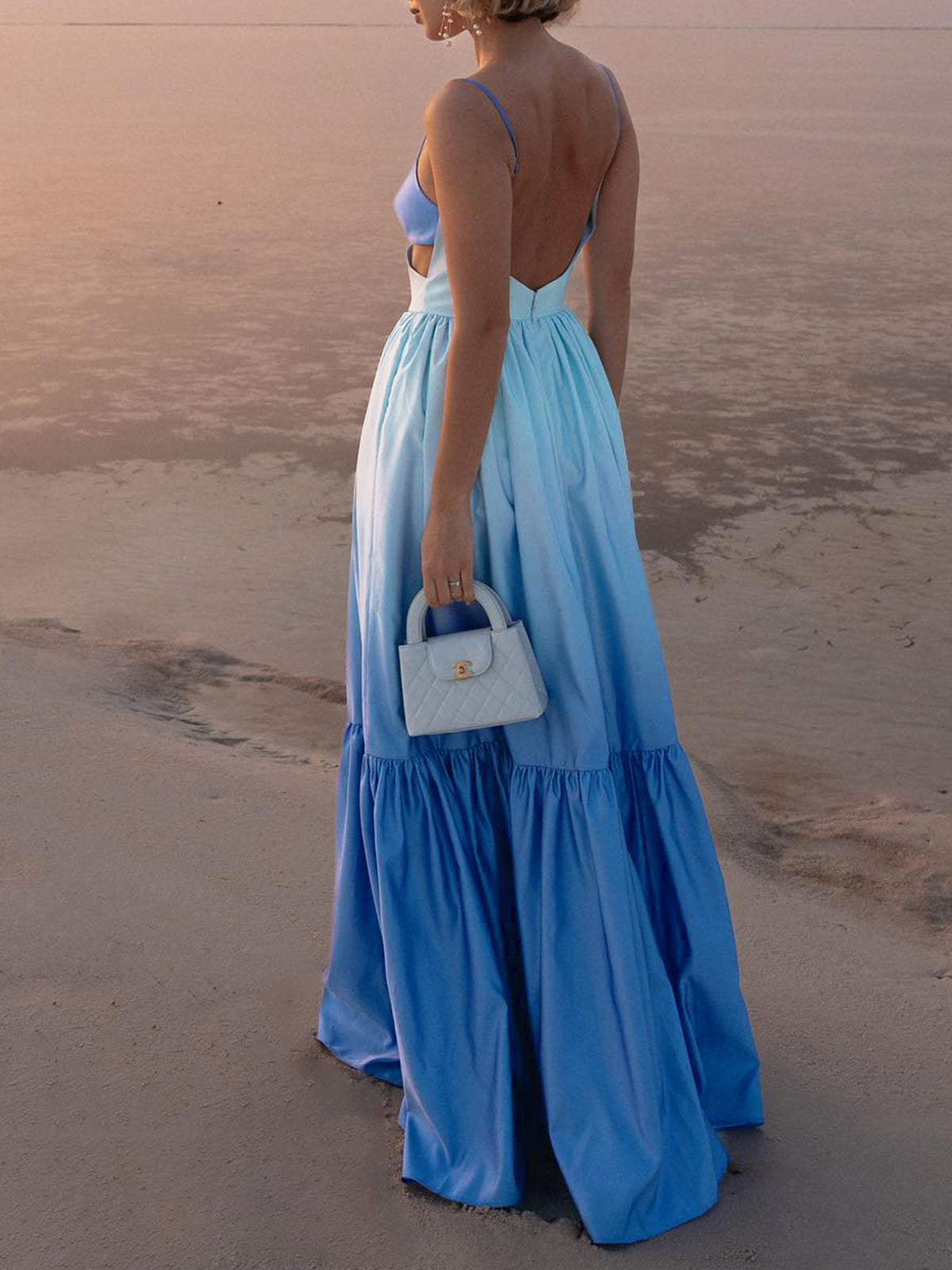 Mila – Langes Kleid mit rückenfreiem Ausschnitt - Image 3