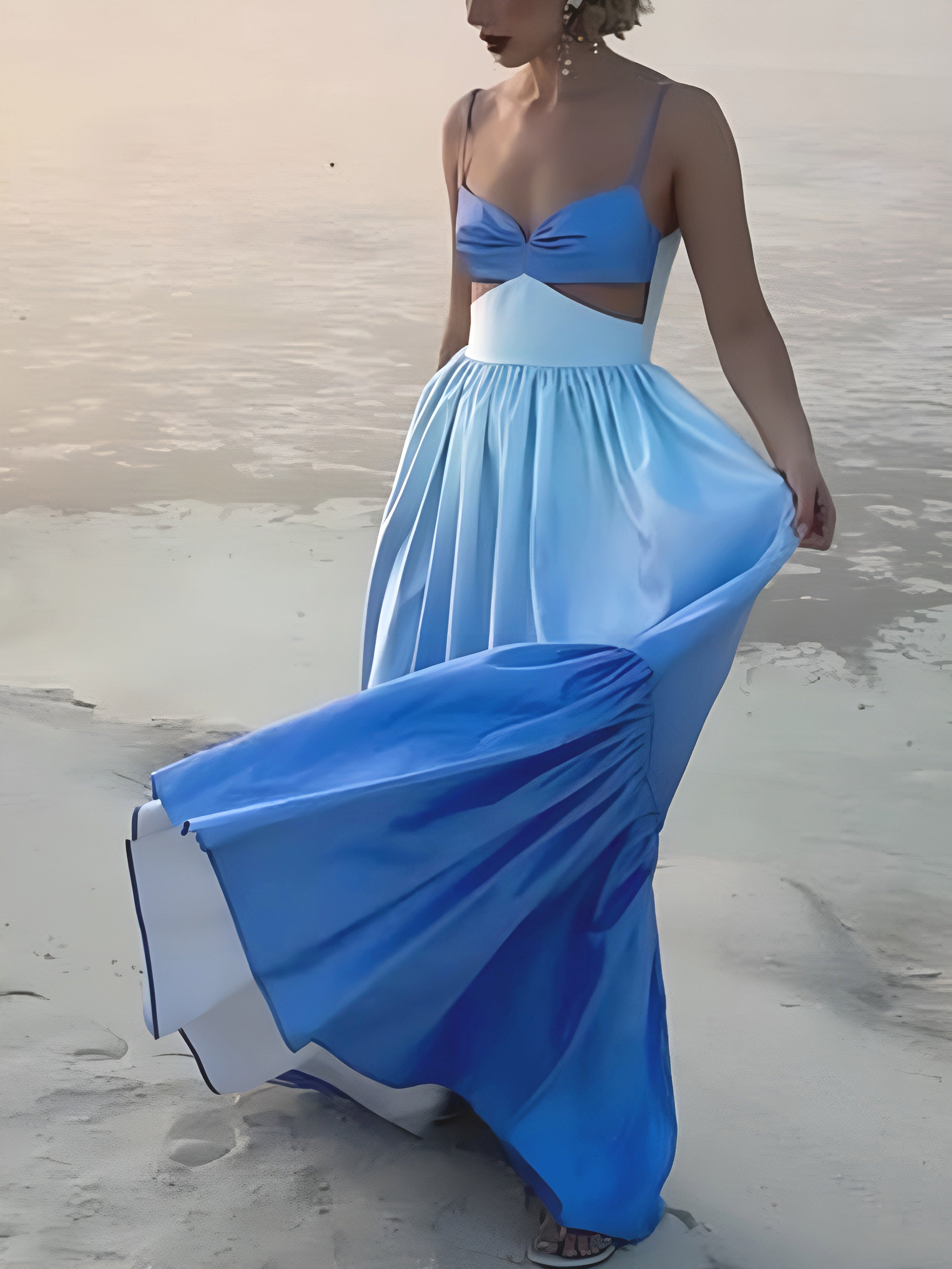 Mila – Langes Kleid mit rückenfreiem Ausschnitt - Image 4