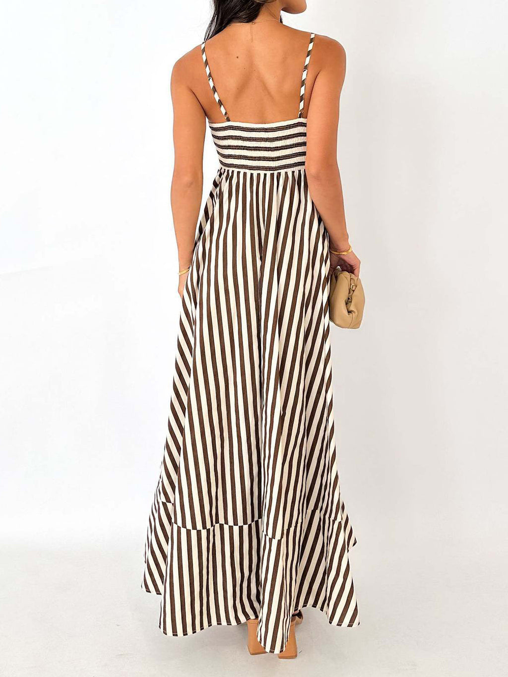 Amelia – Women Striped Summer Maxi Dress - Image 3
