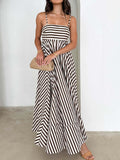 Amelia – Women Striped Summer Maxi Dress - Image 1