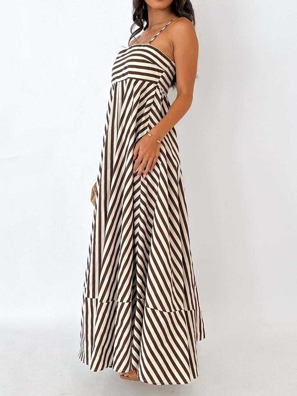 Amelia – Women Striped Summer Maxi Dress - Image 5