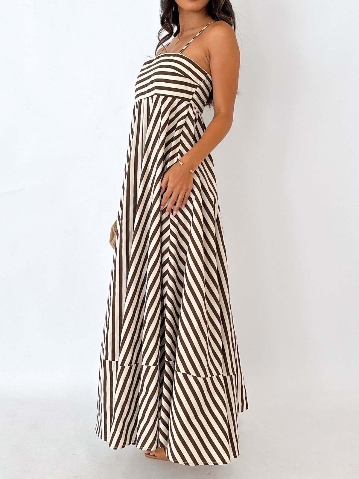 Amelia – Women Striped Summer Maxi Dress - Image 5