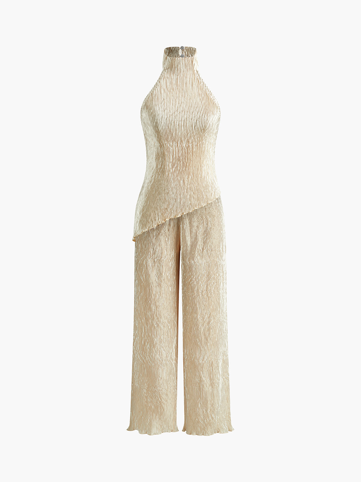 Josefine – Asymmetric Halter Crop Top Jumpsuit - Image 5
