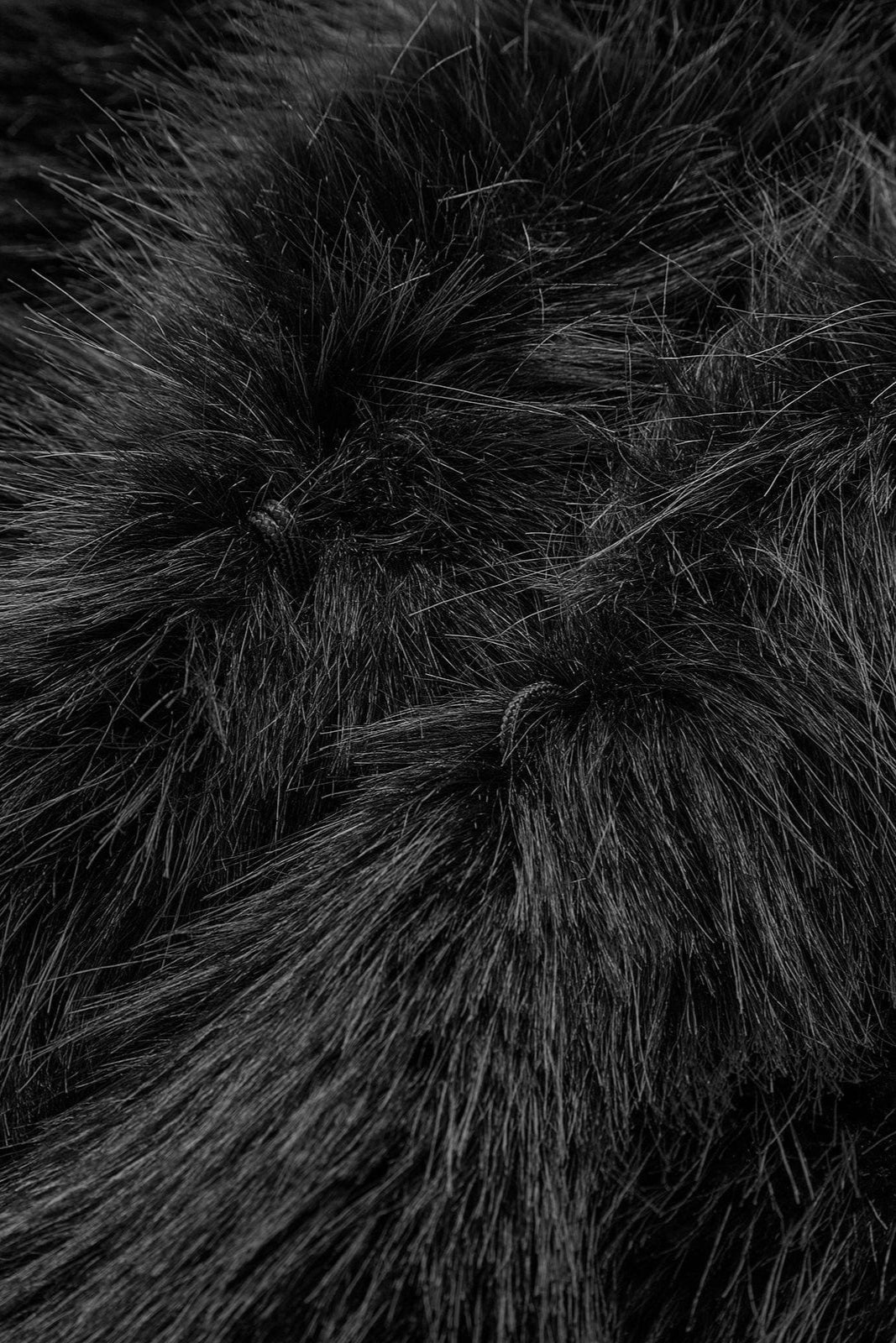 Faux Fur Jacket Women's Cropped Design with Soft Texture - Image 10