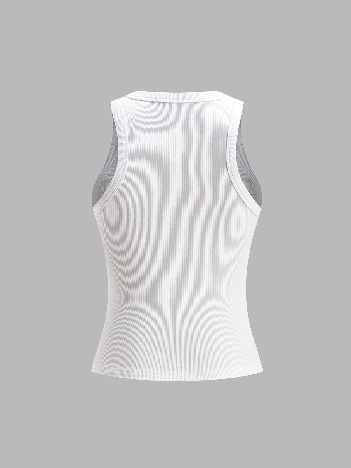 Sarah – Ribbed Crop Tank Top - Image 4