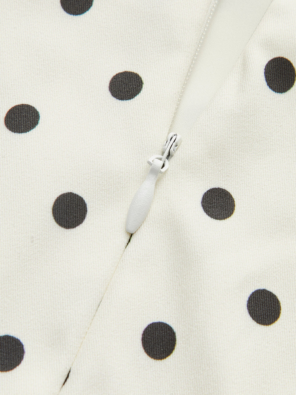 Claudia – Polka Dot Lace-Up Back Dress - Image 4