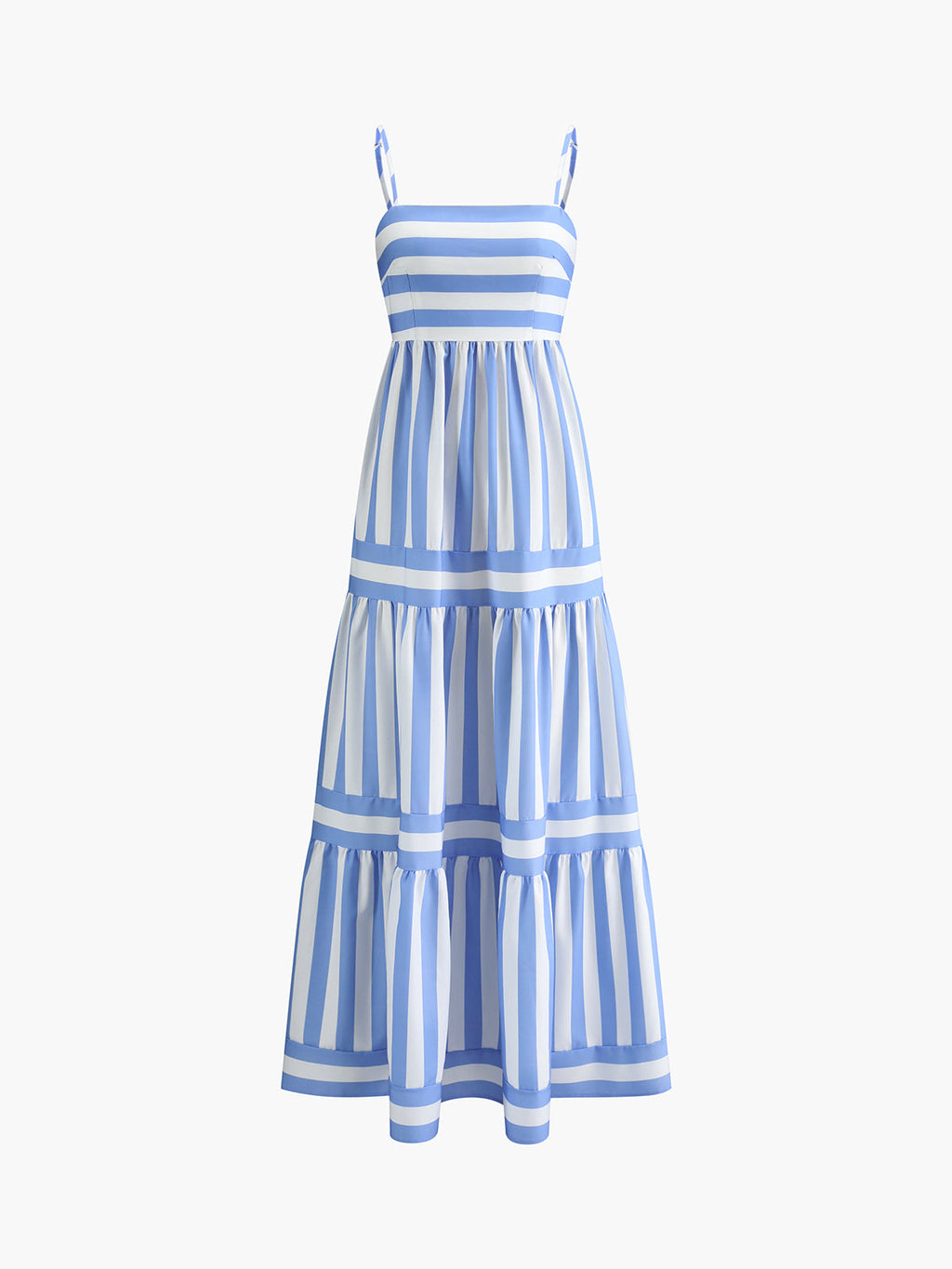 Antonia – Printed backless pockets long Dress - Image 1
