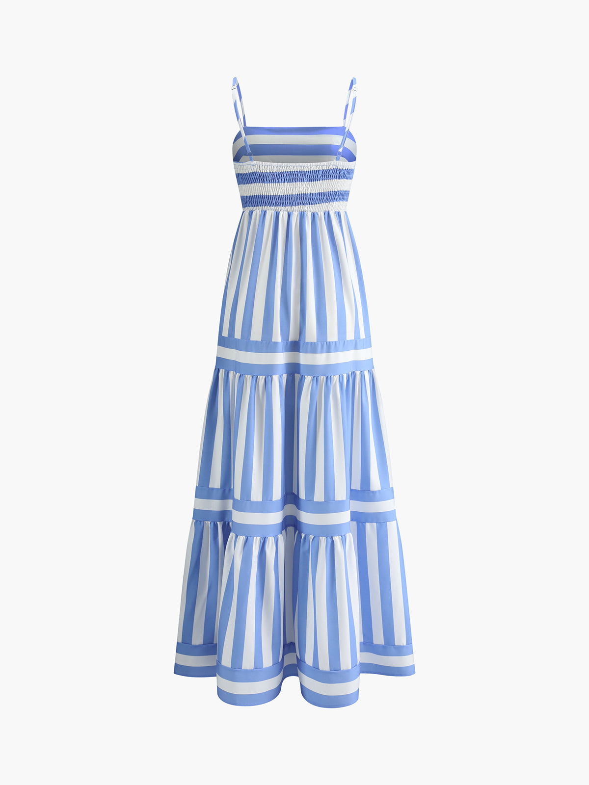 Antonia – Printed backless pockets long Dress - Image 2