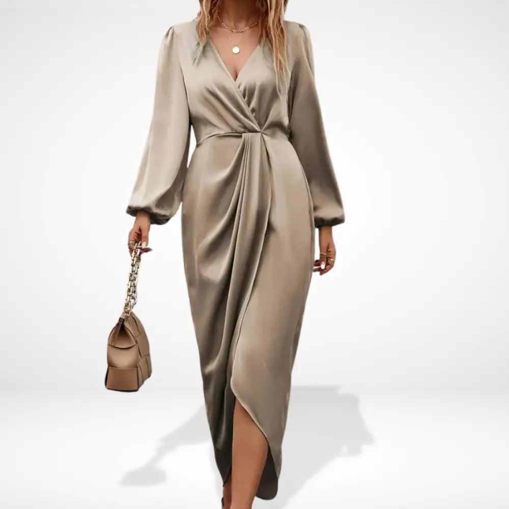 Hannah – Elegantes Wickelkleid für Damen - Image 1