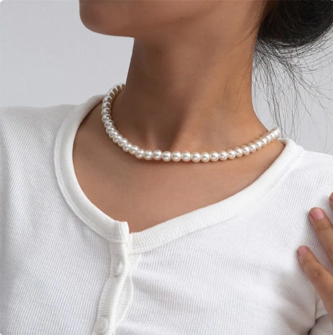 Asie – Pearl Choker Necklace - Image 1