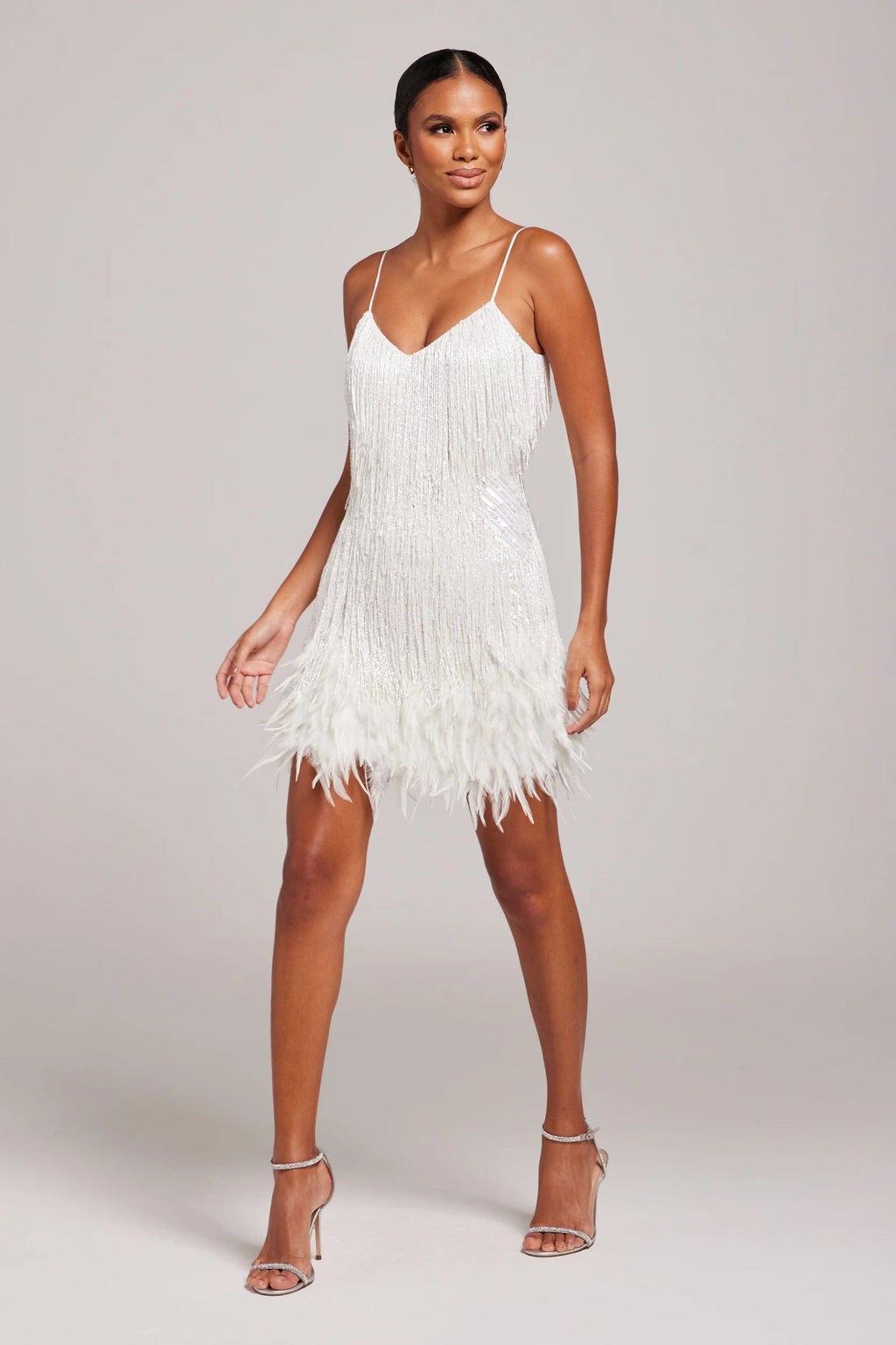 Ava – Women Fringe Detail Cocktail Dress - Image 2
