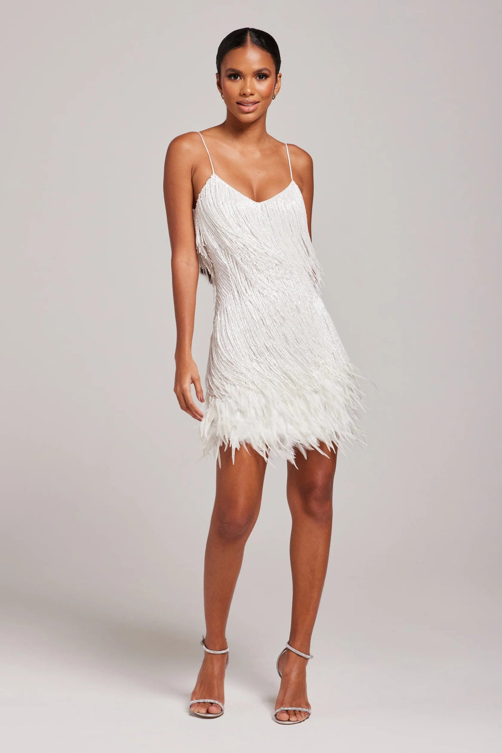 Ava – Women Fringe Detail Cocktail Dress - Image 3