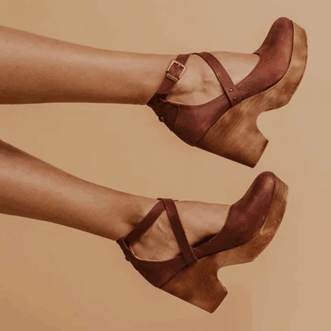 Erika – Women Wedge Heels with Closed Toe Shoes - Image 2