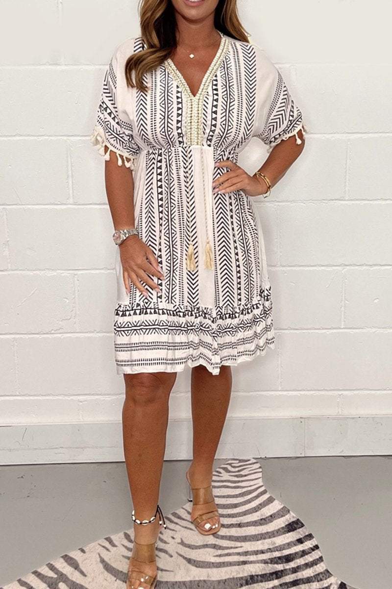 Bohemian Bliss Dress – Effortless Summer Elegance - Image 4