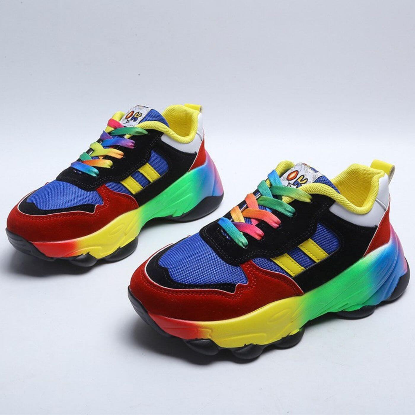 Gabriele – Women Colourful Chunky Sneakers - Image 5