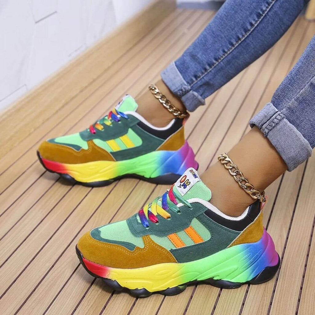 Gabriele – Women Colourful Chunky Sneakers - Image 2
