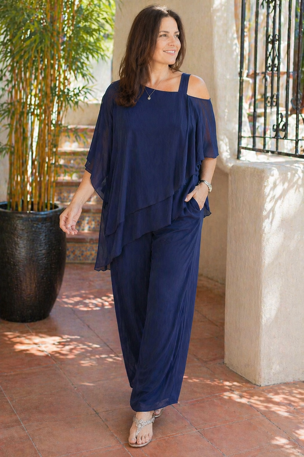 Daniela – Elegant Chiffon Summer Set - Image 4