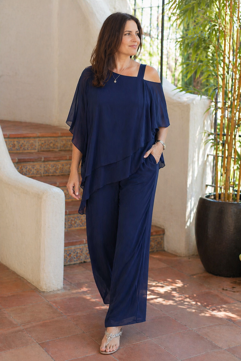 Daniela – Elegant Chiffon Summer Set - Image 2