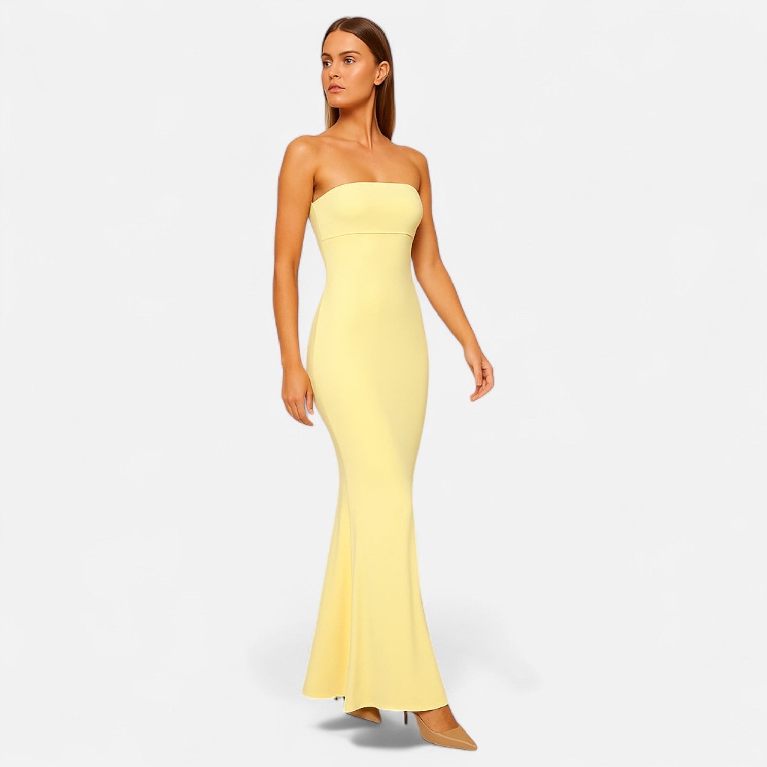 Mia – Elegant Long Backless Dress - Image 2