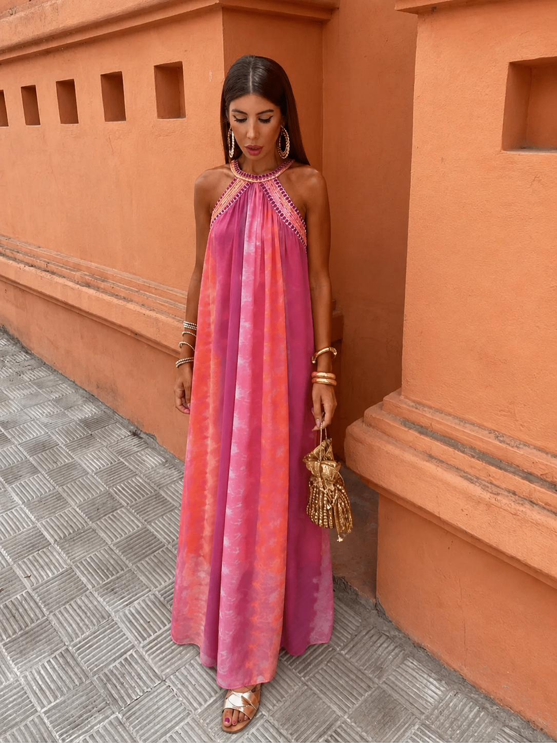 Ava – Elegant Beads Decoration Dress - Image 5
