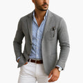 Men's tailored-fit blazer with a single-button closure - J&B; - 7 - Elvaroza.com