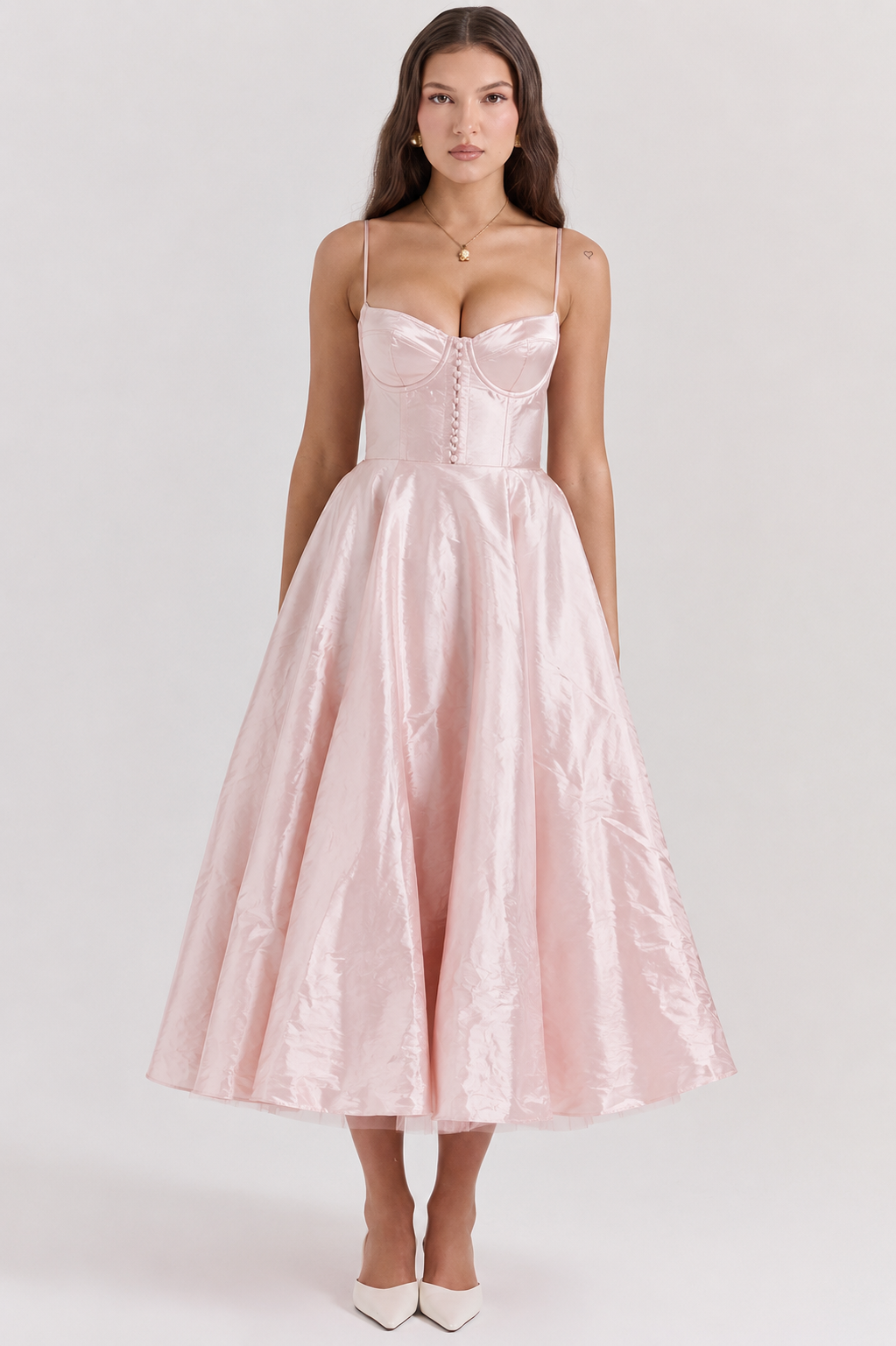 Mia – Sleeveless corset-style dress