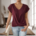 Susanne – Women’s Elegant V-Neck Blouse - Image 1