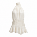 Amelie – Summer Dress with Pleats and a Halter Neck