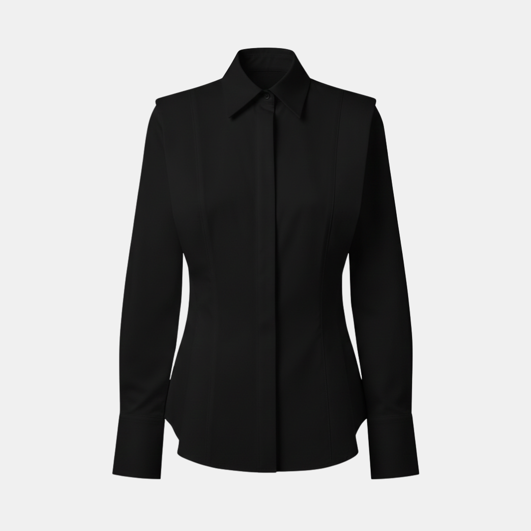 Lucy – Women Elegant Long Sleeve Blouse - Image 2