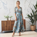 Cornelia – Women Floral Print Maxi Dress - Image 2