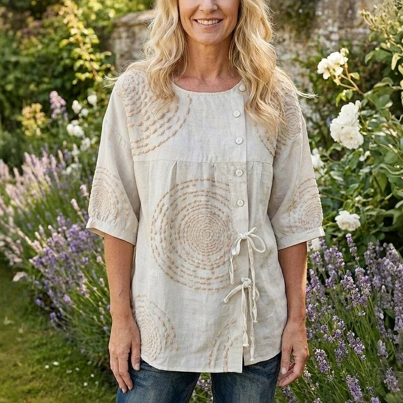 Alina – Floral Detail Blouse - Image 6