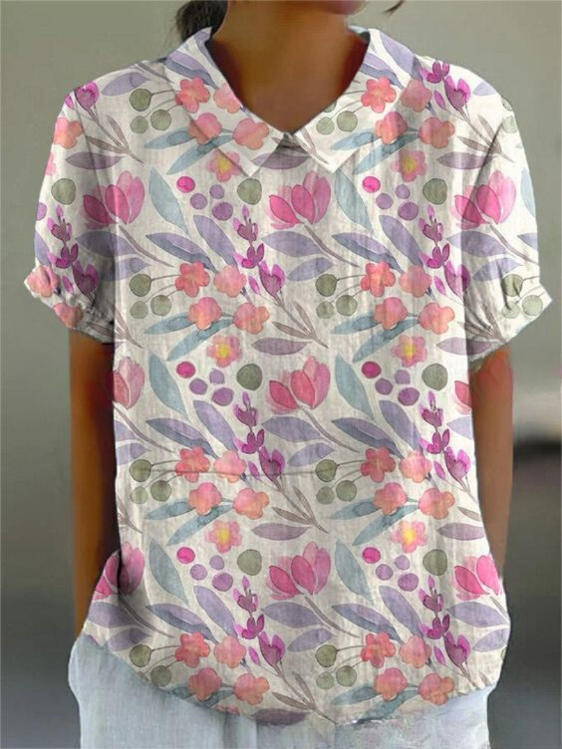 Laura – Floral Embroidered Blouse - Image 14