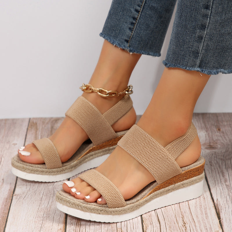 Luna – Women Casual Wedge Sandals - Image 9