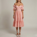 Elena – Women Floral Print Wedding Guest Dress - Image 2