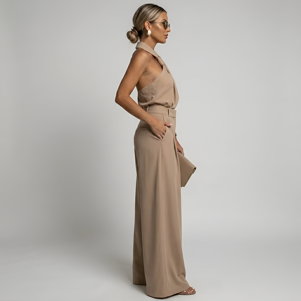 Renate – High Neck Halter Top Jumpsuit - Image 2