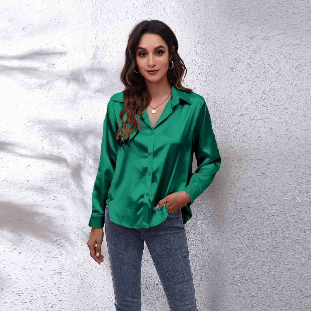 Maja – Satin Effect Blouse - Image 6