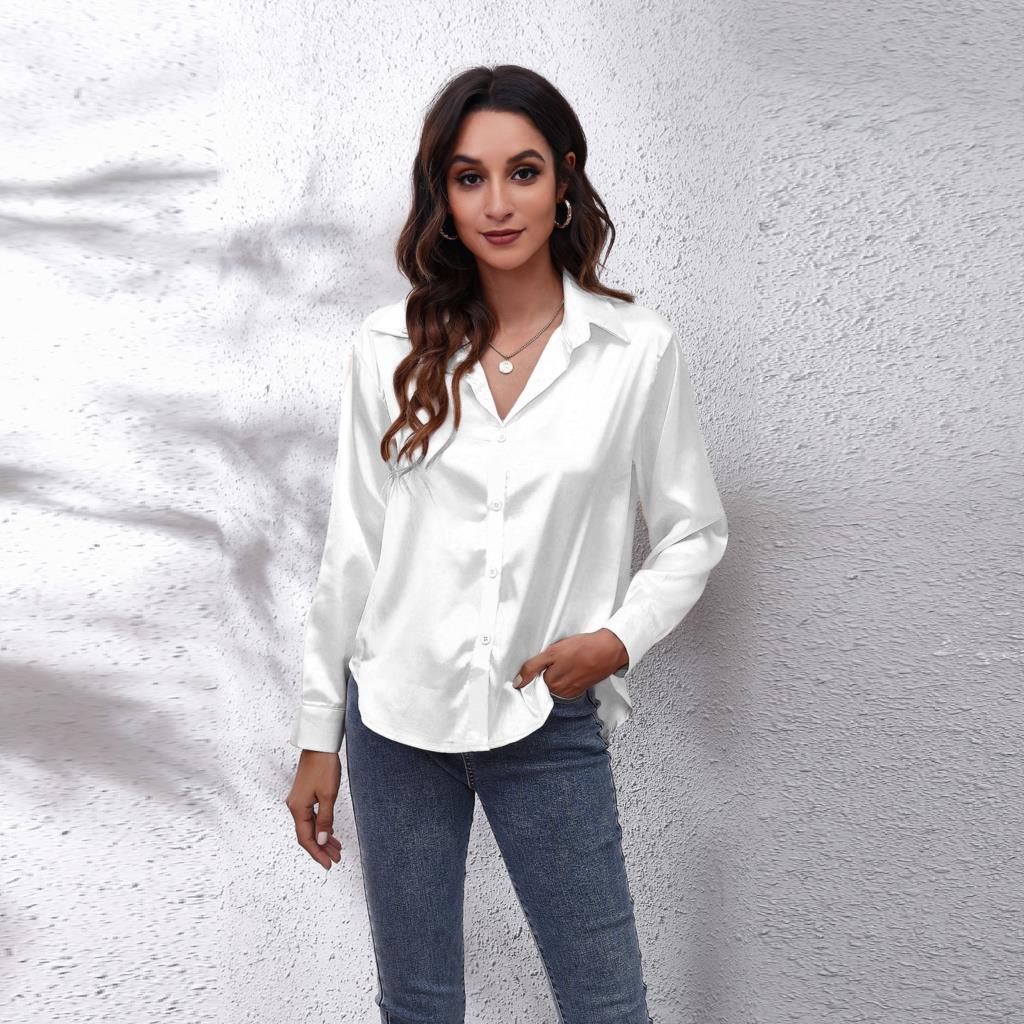 Maja – Satin Effect Blouse - Image 3