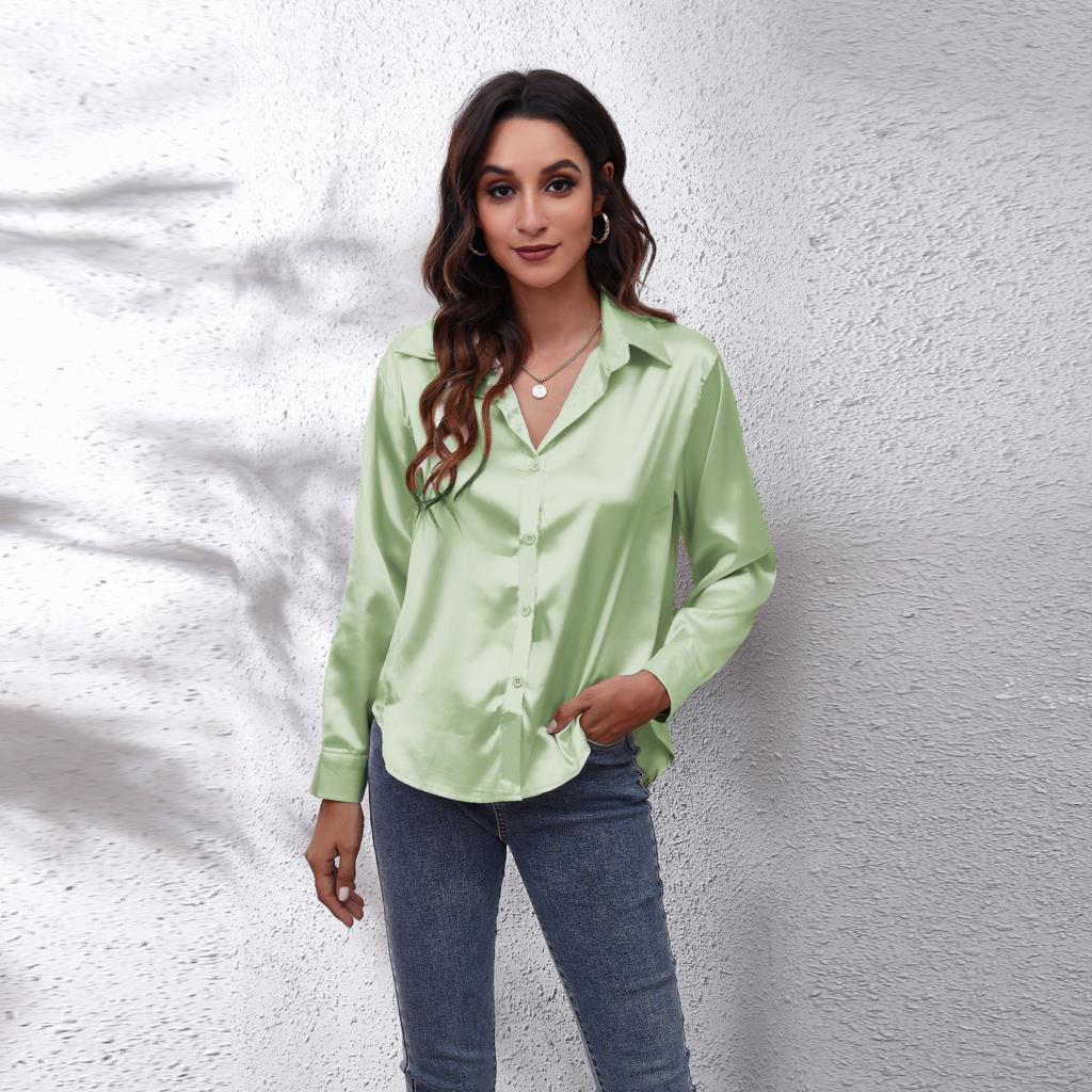 Maja – Satin Effect Blouse - Image 7