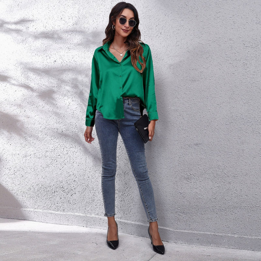 Maja – Satin Effect Blouse - Image 9
