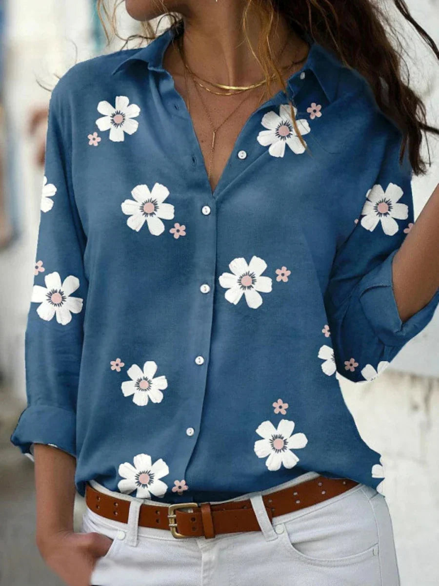 Josefine – Women Floral Print Blouse - Image 3