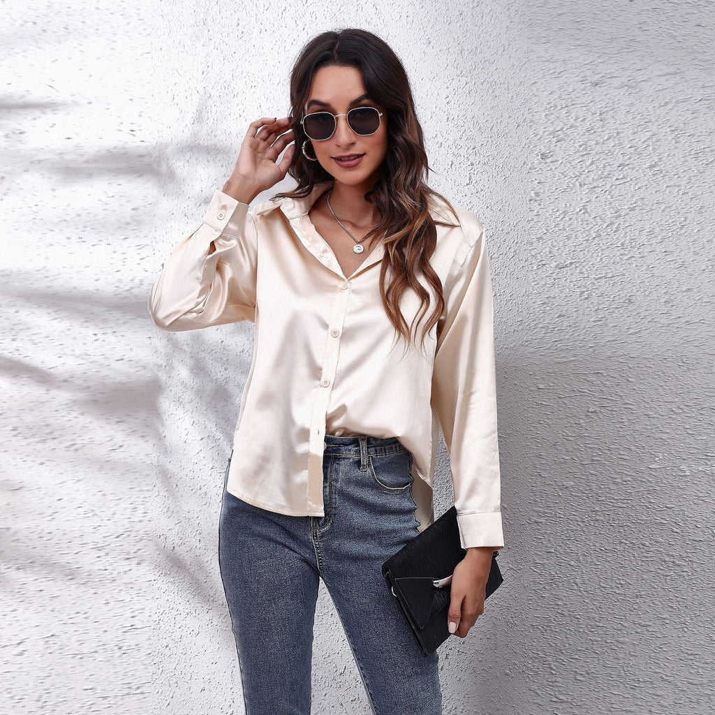 Maja – Satin Effect Blouse - Image 10