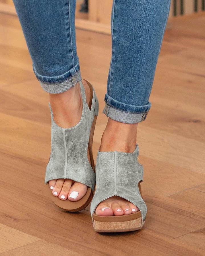 Chloe – Women Casual Wedge Sandals - Image 5