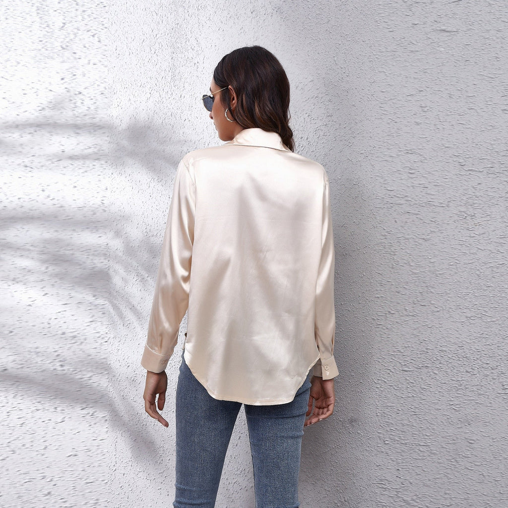 Maja – Satin Effect Blouse - Image 8