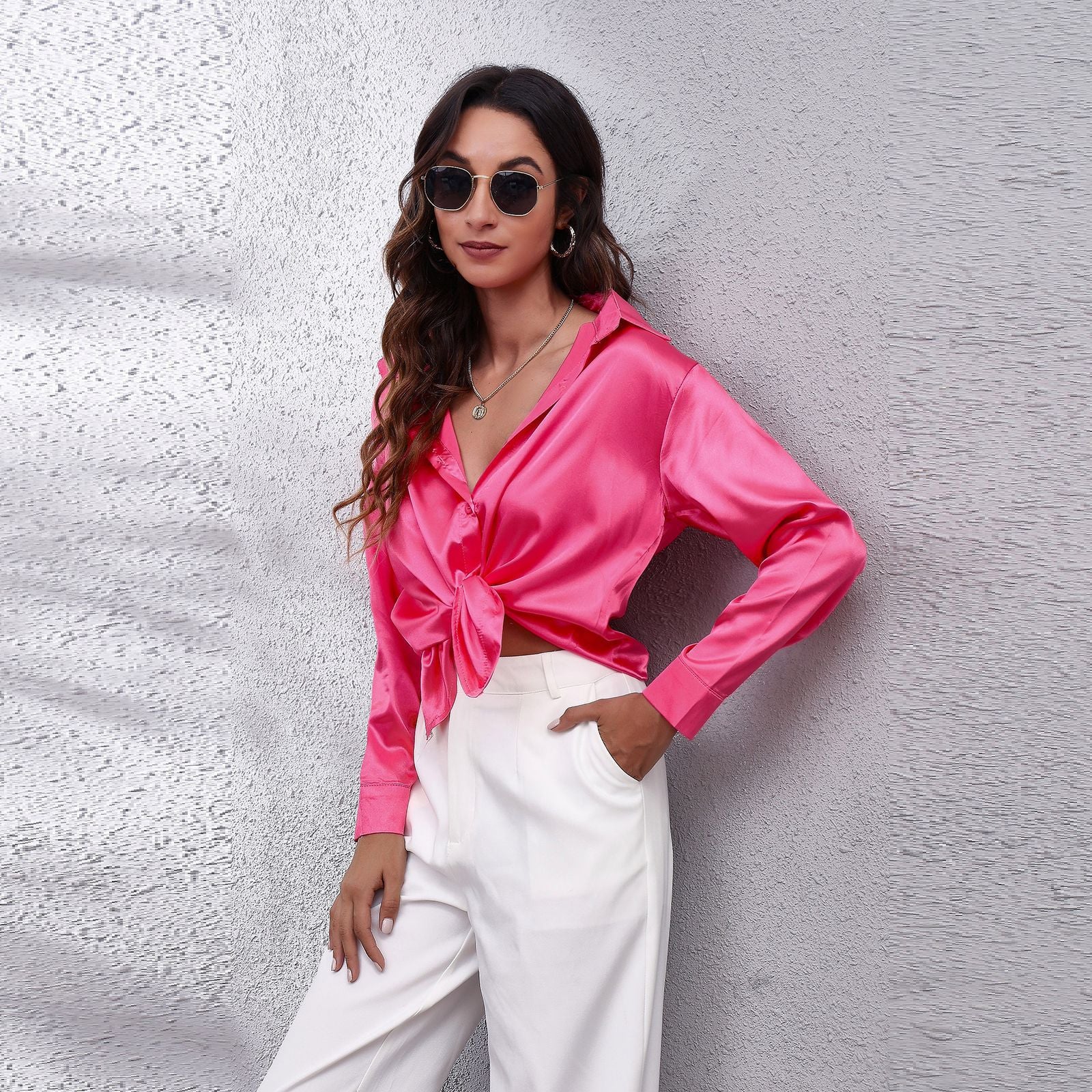 Maja – Satin Effect Blouse - Image 5